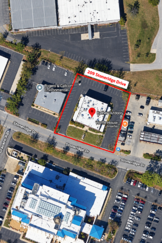 Aerial Property Map of Stoneridge Drive