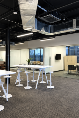 Modern Industrial Office Lounge