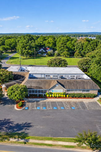 Aerial View of Atrium Health Clinic